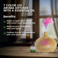 7 Kleuren Led-Geurverspreider - Uk-Stekker / Eu-Stekker| Discount