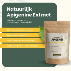 20% korting | Apigenin Extract Capsules 100 mg|Cupplement Hot