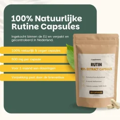 Cupplement 30% korting | Combideal Rutine Capsules 500 mg< Natuurlijke Supplementen