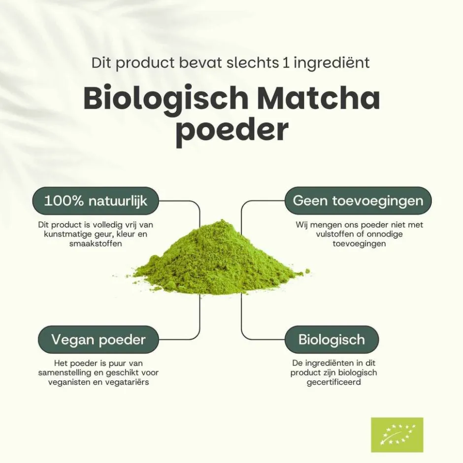 Cupplement 10% korting | Combideal Matcha Thee Poeder Biologisch< Maaltijdverrijkers