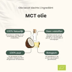 10% korting | Combideal MCT C8 Olie Biologisch|Cupplement New
