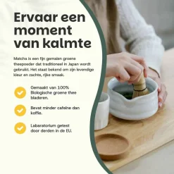 Cupplement 17% korting | Combideal Matcha Poeder met Matcha Whisk< Thee