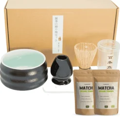 30% korting | Matcha Set Zwart met 2x Matcha|Cupplement Best
