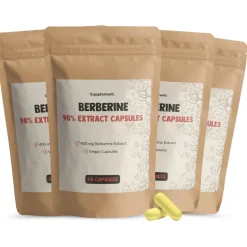 Cupplement 45% korting | Multipack Berberine Extract Capsules 400 mg< Natuurlijke Supplementen