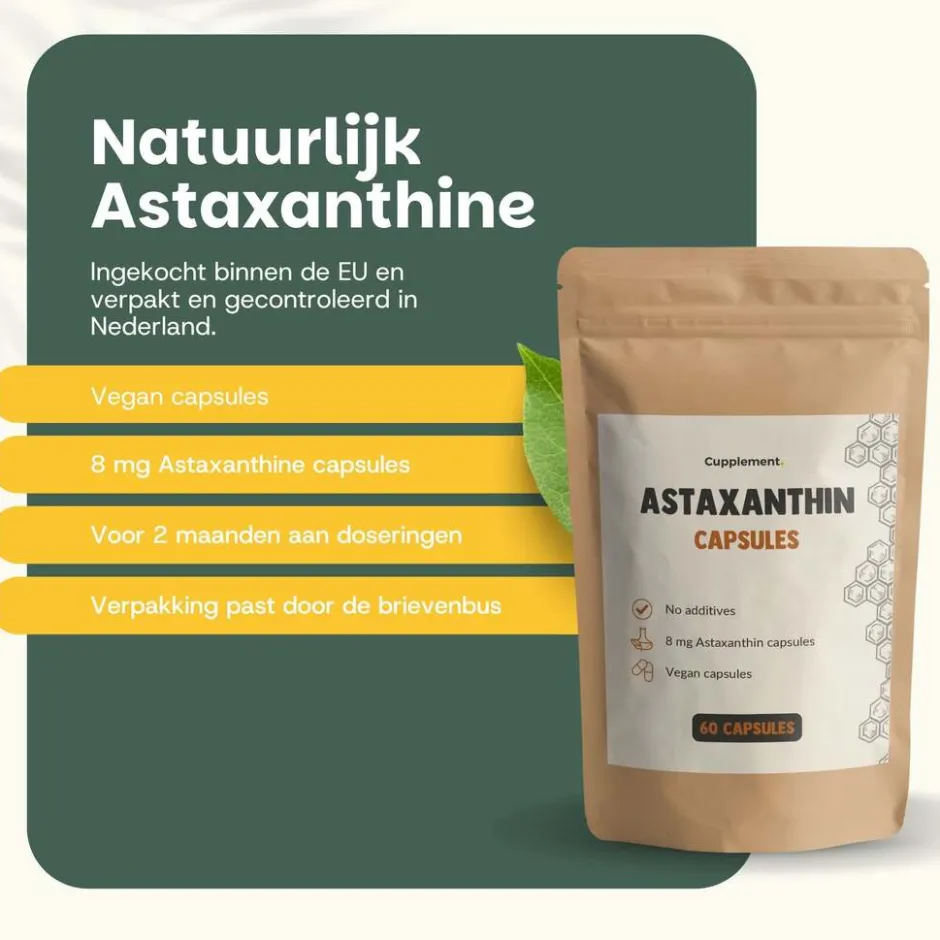 45% korting | Multipack Astaxanthine Capsules 8 mg|Cupplement Outlet