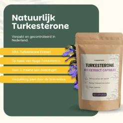 Cupplement 45% korting | Multipack Turkesterone Capsules 500 mg< Natuurlijke Supplementen