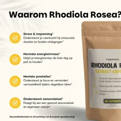 45% korting | Multipack Rhodiola Rosea Capsules 500 mg|Cupplement Clearance