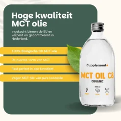 25% korting | Multipack MCT C8 Olie Biologisch|Cupplement
