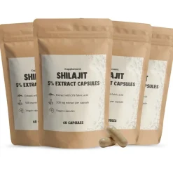 Cupplement 25% korting | Multipack Shilajit Extract (5%) Capsules 500 mg< Natuurlijke Supplementen
