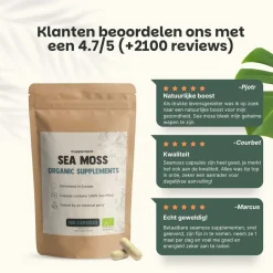 20% korting | Sea Moss Capsules 500 mg Biologisch|Cupplement Discount
