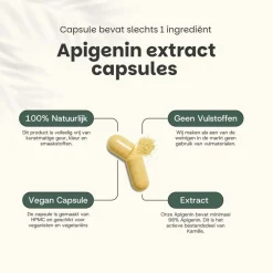 20% korting | Voordeelverpakking Apigenin Extract Capsules 100 mg|Cupplement Discount