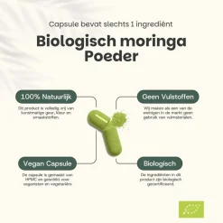 Cupplement 20% korting | Voordeelverpakking Moringa Capsules 500 mg Biologisch< Natuurlijke Supplementen