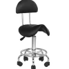 Activeshop ergonomische cosmetische kapperskruk zadelkruk met rugleuning en in hoogte verstelbaar| Sale