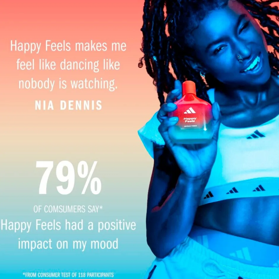 Adidas Vibes Happy Feels Eau de Parfum<DAMES Unisex Parfum|Damesparfum
