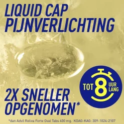 Advil Reliva Forte 400mg Liquid-Caps< Pijn
