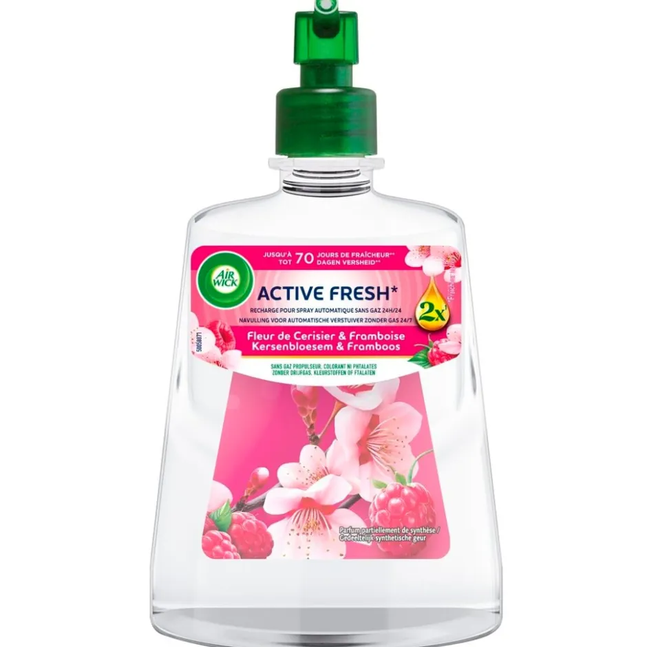Air Wick Active Fresh Kersenbloesem & Framboos Navulling|Airwick Online