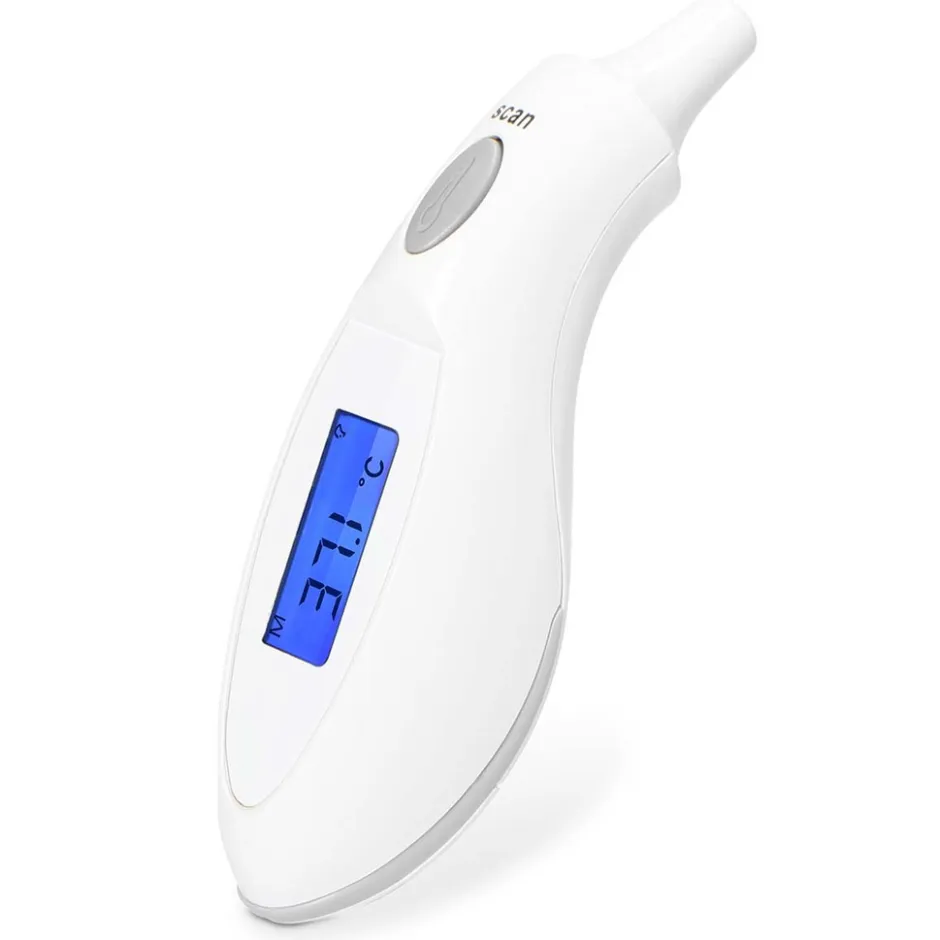 Alecto BC-27 - Infrarood oorthermometer, wit< Thermometers
