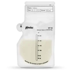 Alecto BF100 - Moedermelk bewaarzakjes 220 ml, 100 stuks< Borstvoedingsaccessoires