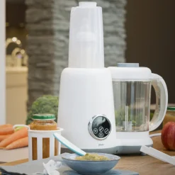 Alecto BFP-66 - 5 in 1 gezonde babyvoeding foodprocessor , wit< Flesvoedingsaccessoires