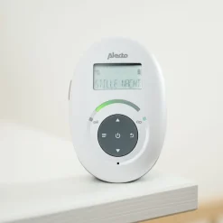 DBX-125 - Full Eco DECT babyfoon met display - Wit/Antraciet|Alecto Clearance