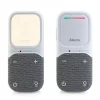 Alecto DBX135 - Moderne Full Eco audio babyfoon met heldere DECT-geluidskwaliteit, lange stand-by tijd en nachtlampje - Wit/Grijs< Baby Elektronica|Babyfoons