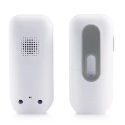 Alecto DBX135 - Moderne Full Eco audio babyfoon met heldere DECT-geluidskwaliteit, lange stand-by tijd en nachtlampje - Wit/Grijs< Baby Elektronica|Babyfoons