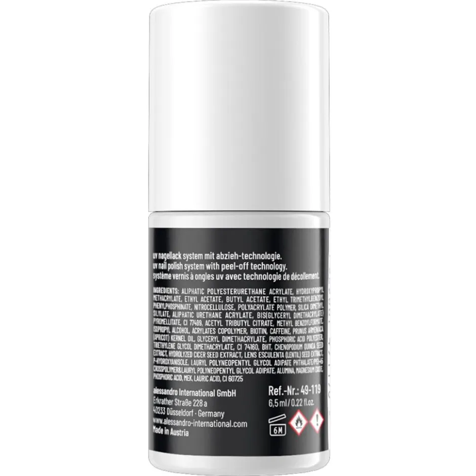 Striplac UV Colour 119 Midnight Black Nagellak|Alessandro New
