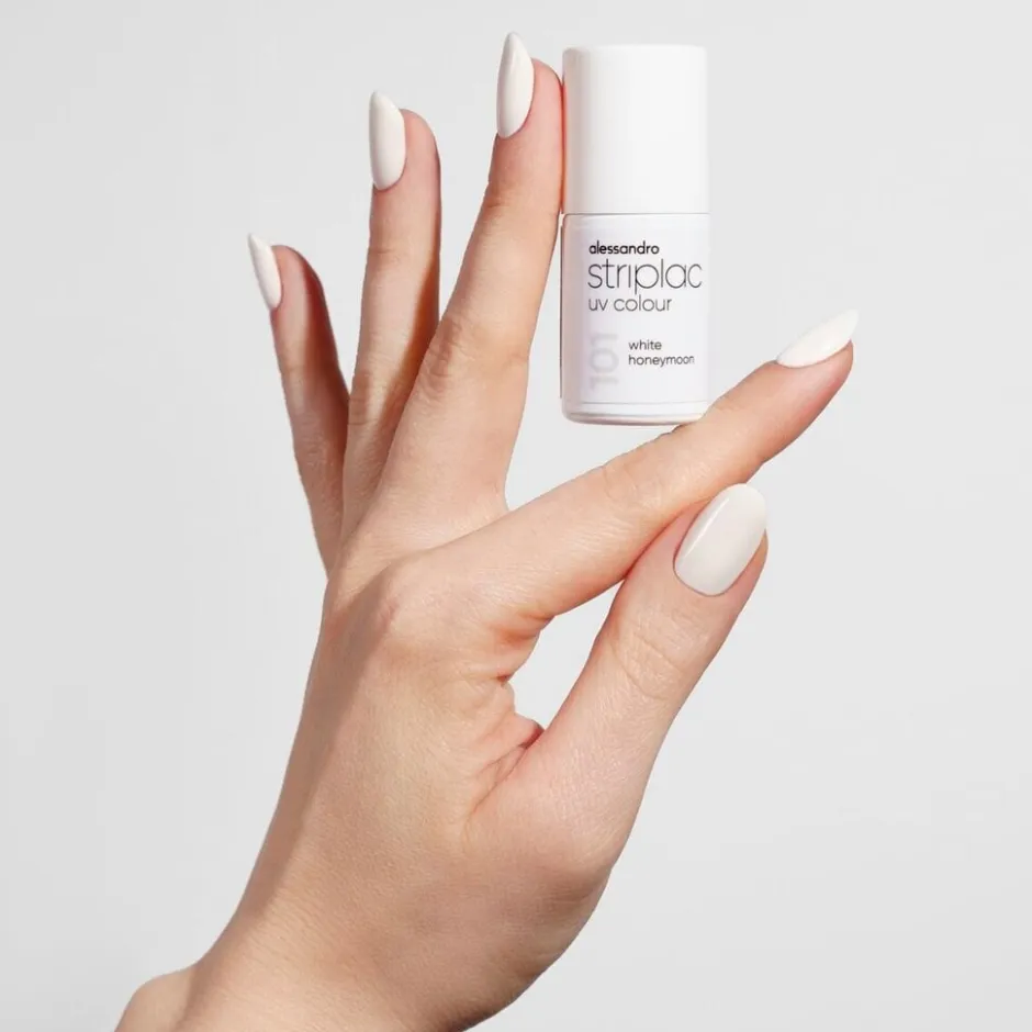 Striplac UV Colour 101 White Honey Nagellak|Alessandro Hot