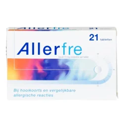 Allerfre Hooikoorts Tabletten< Allergische Reacties
