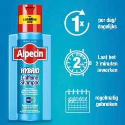 Alpecin Hybrid Cafeïne Shampoo< Shampoo