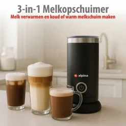 Elektrische melkopschuimer MEAEL3730/001|Alpina Hot
