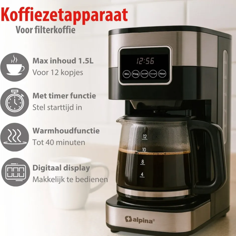 Filter-koffiezetapparaat MEAFI3740/006|Alpina Online