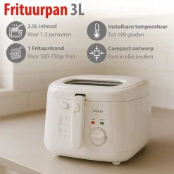 Frituurpan MEAFR3780/001|Alpina Discount