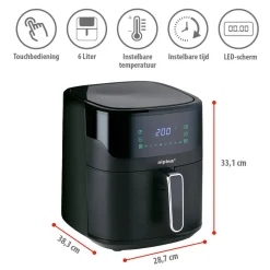 Alpina Heteluchtfriteuse MEAHE3840/0010< Frituurpannen En Airfryers