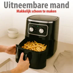 Alpina Heteluchtfriteuse MEAHE3840/005< Frituurpannen En Airfryers