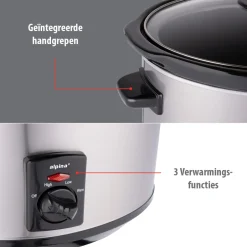 Alpina Slowcooker MEASL4350/001< Rijst En Slowcookers