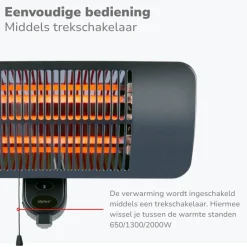 Alpina Terrasverwarmer MEAKA3880/0023< Kachels