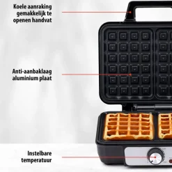 Alpina Wafelijzer MEAWA4630/001< Snackapparaten