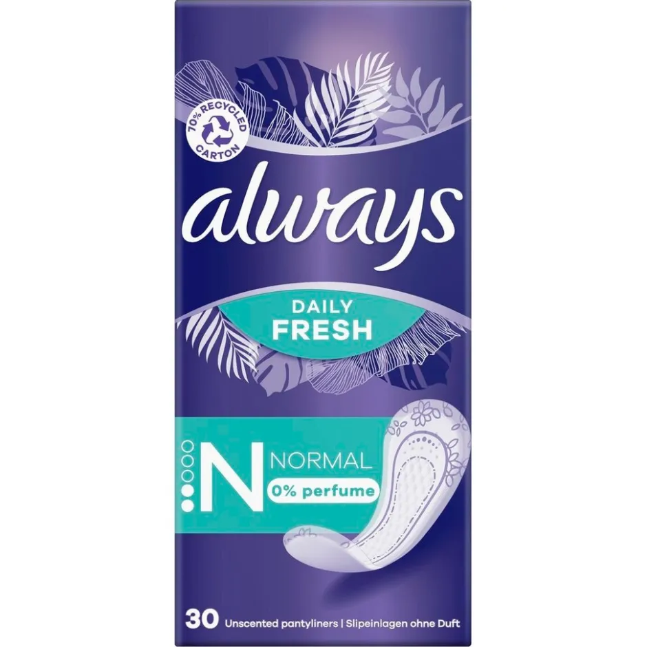 Always Dailies Fresh Normal Inlegkruisjes< Inlegkruisjes