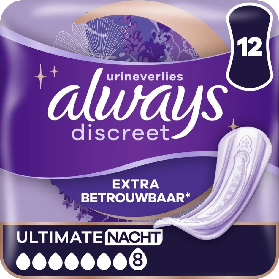 Ultimate Night Incontinentieverband|Always Discreet Clearance