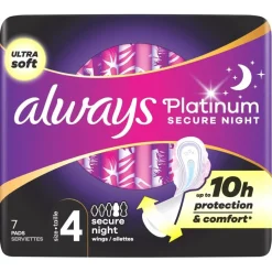 Always Platinum Secure Night Maandverband< Maandverband