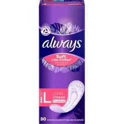 Always Dailies Always Soft Like Cotton Large Inlegkruisjes< Inlegkruisjes