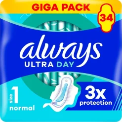 Always Ultra Day Normal Maandverband< Maandverband