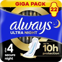 Always Ultra Secure Night Maandverband< Maandverband