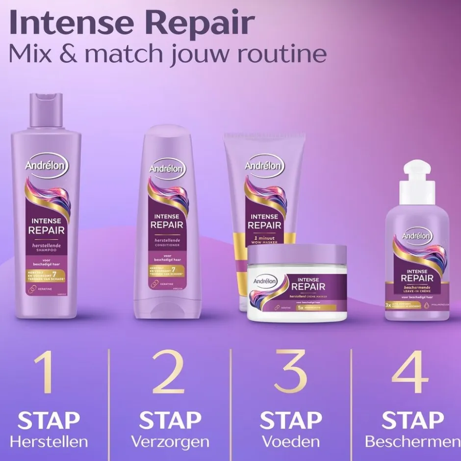 Andrelon Andrélon Intense Repair Herstellend Haarmasker< Haarmasker