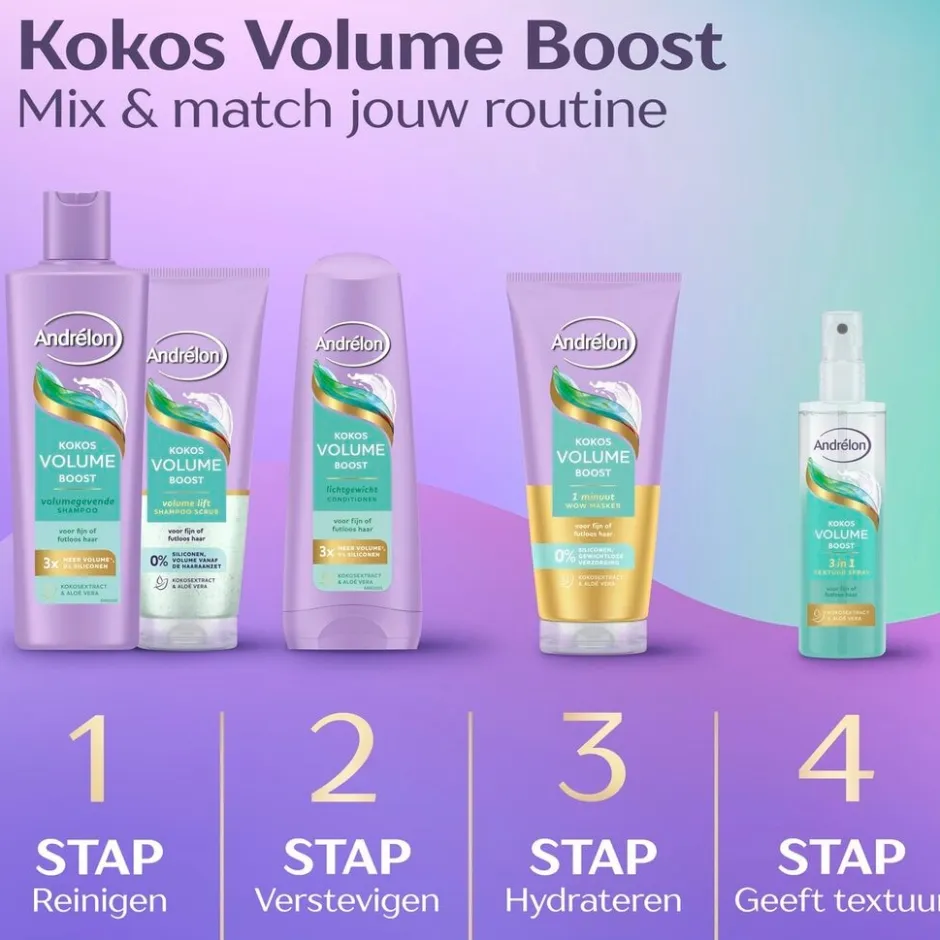 Andrelon Andrélon Kokos Volume Boost Conditioner< Conditioner