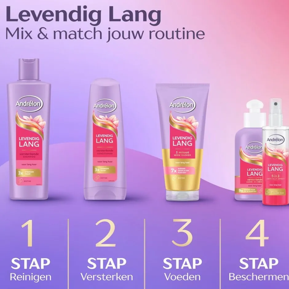 Andrélon Levendig Lang 5-in-1 Anti-Klit Spray|Andrelon