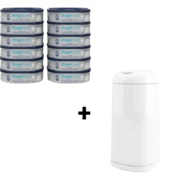 Dress Up 12-pack Navulcassette incl. Witte Luieremmer|Angelcare Discount