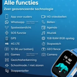 AngelTech Kinder SmartWatch Ultra< Horloges|Elektronisch Speelgoed