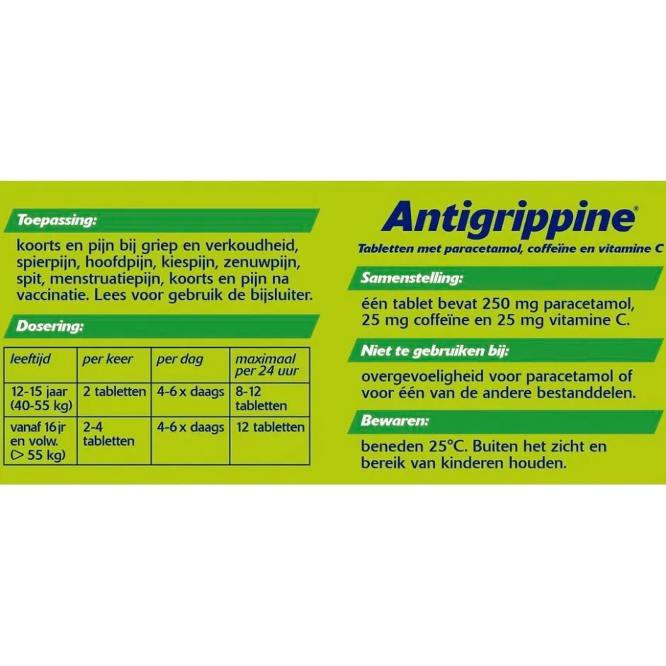 Tabletten|Antigrippine